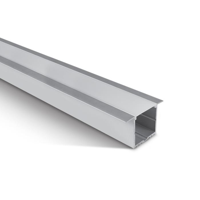RECESSED PROFILE 2m + PC opal diffuser.