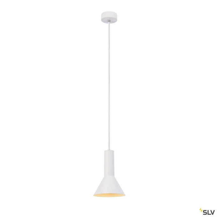 PHELIA PD, indoor pendant, E27, white, max. 23W, 17.5cm