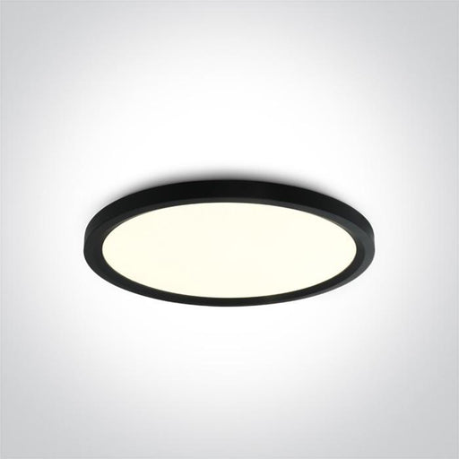 BLACK LED PLAFO 40W CW IP20 230V.