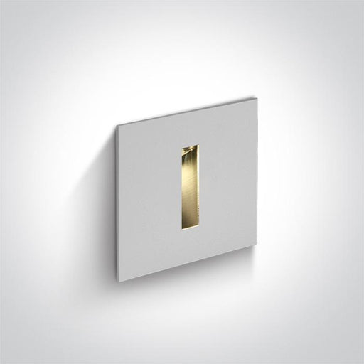 WHITE RECESSED 3W WW DARK LIGHT IP54 350mA.