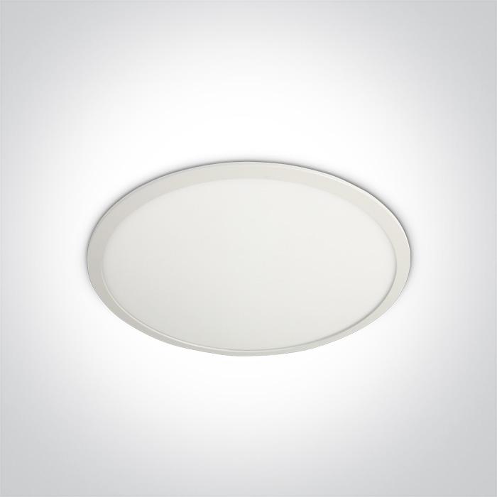 WHITE LED 48W DL 60cm RECESSED PANEL IP20 DIMMABLE 230V.