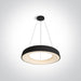 BLACK PENDANT LED 80W WW IP20 230V.