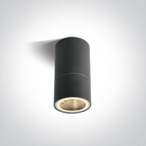 ANTHRACITE CYLINDER GU10 35w IP54 DARK LIGHT.