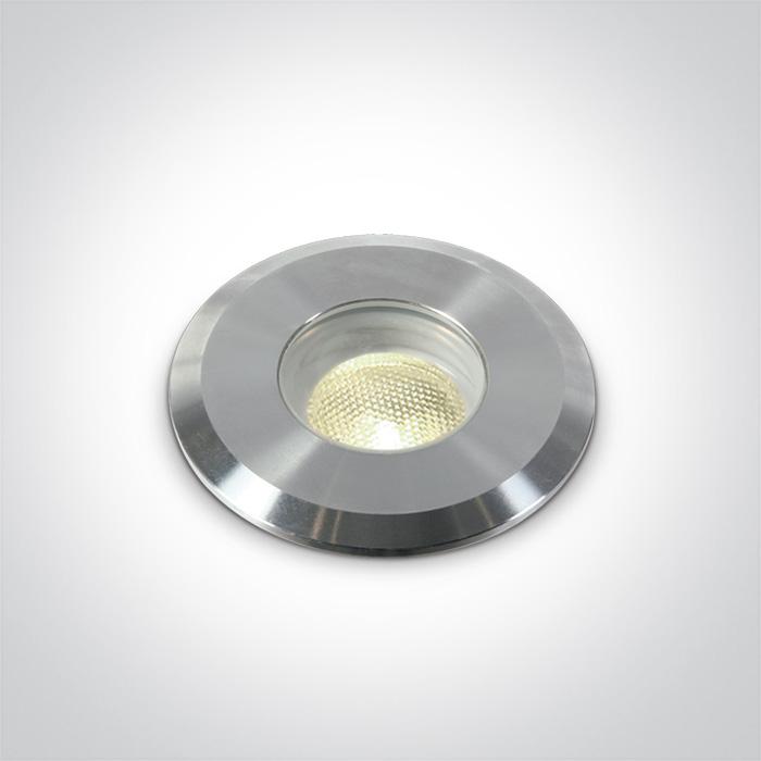 1W LED WW SS316 IP68 RECESSED UNDERWATER 24V