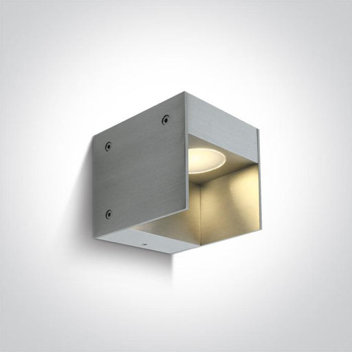 ALUMINIUM WALL LED 1w WW IP54 100-240V.