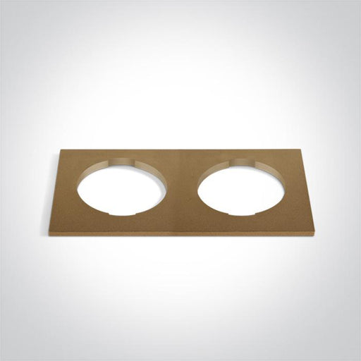 BRASS DECORATIVE BASE SQUARE DOUBLE FOR 10105H.