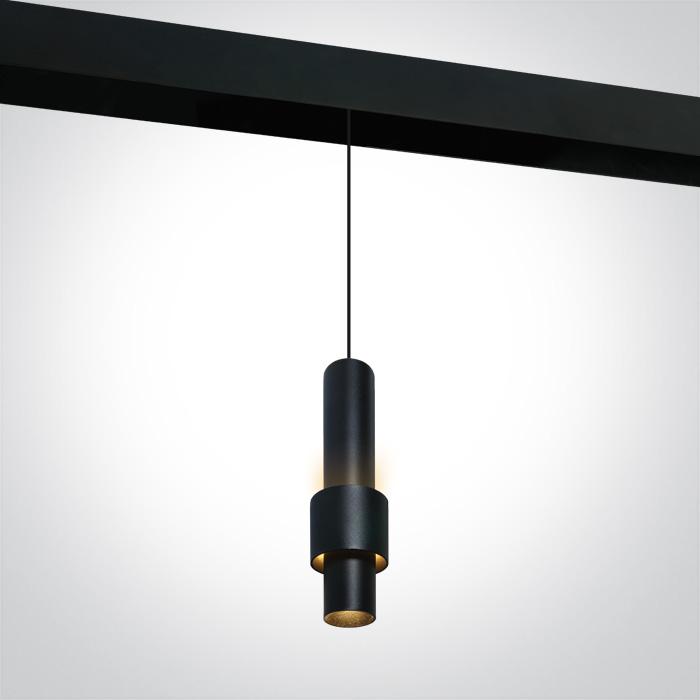 BLACK 7W PENDANT WW 48v IP20 DARK LIGHT