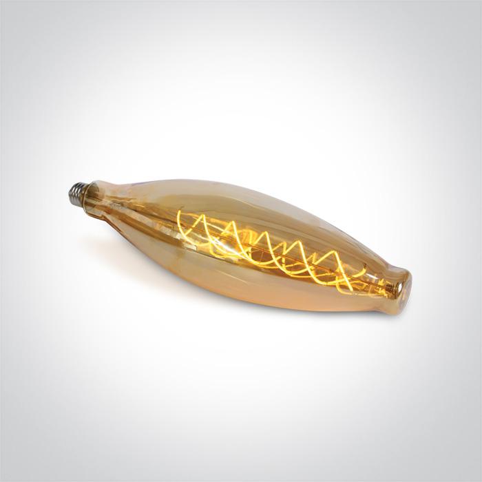 DECORATIVE LED LAMP E27 4w AMBER 230v.