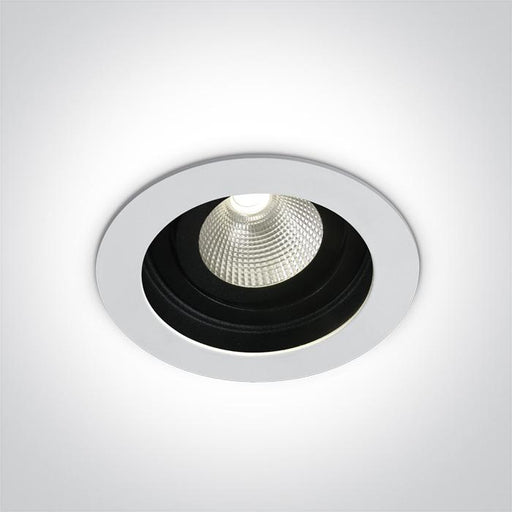 WHITE LED 12W CW IP20 700mA 40deg ADJUSTABLE SEMI DARK LIGHT.