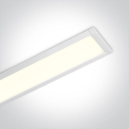 WHITE RECESSED LED 40W CW 1200mm 120d LINEAR 230V.