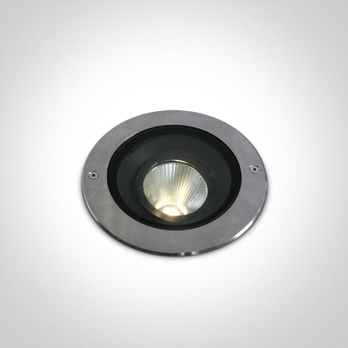 SS316 INGROUND COB LED 15W WW 20deg IP67 230V DIMMABLE ADJUSTABLE.