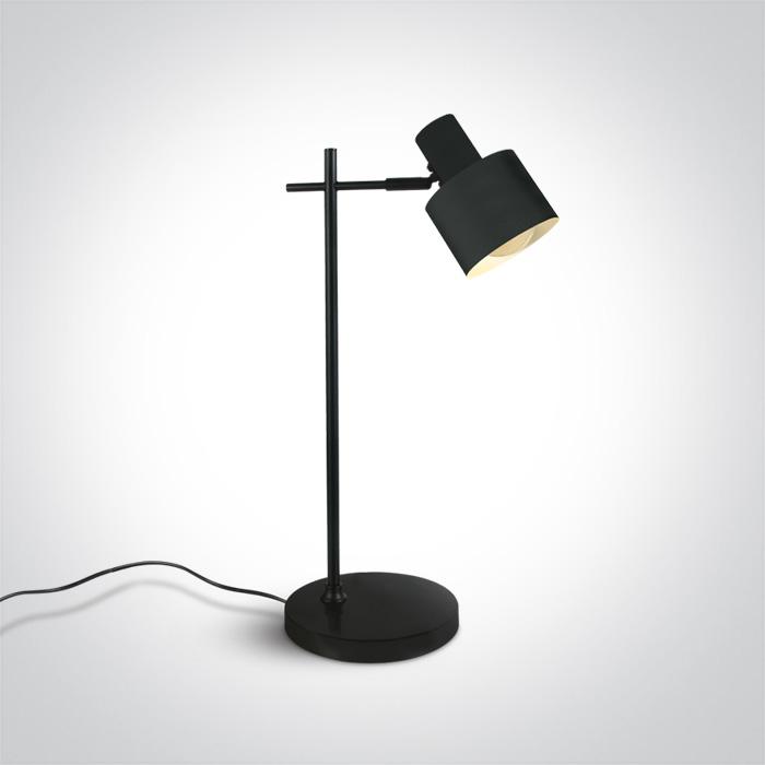 BLACK TABLE LAMP 10W E27 100-240v.