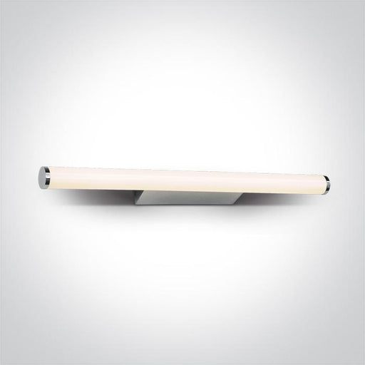 CHROME T8 LED TUBE 600mm IP44.