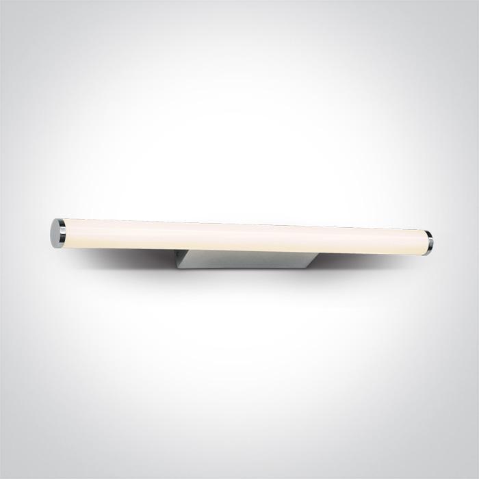 CHROME T8 LED TUBE 600mm IP44.