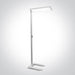 WHITE 60w FLOOR STAND UGR19 DIMMABLE 230v.