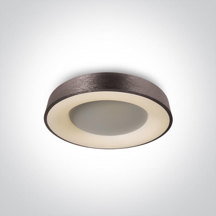 BRUSHED BROWN LED PLAFO 40W WW IP20 230V.