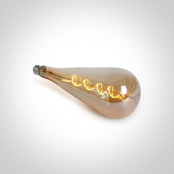 DECORATIVE LED LAMP E27 4w AMBER 230v.