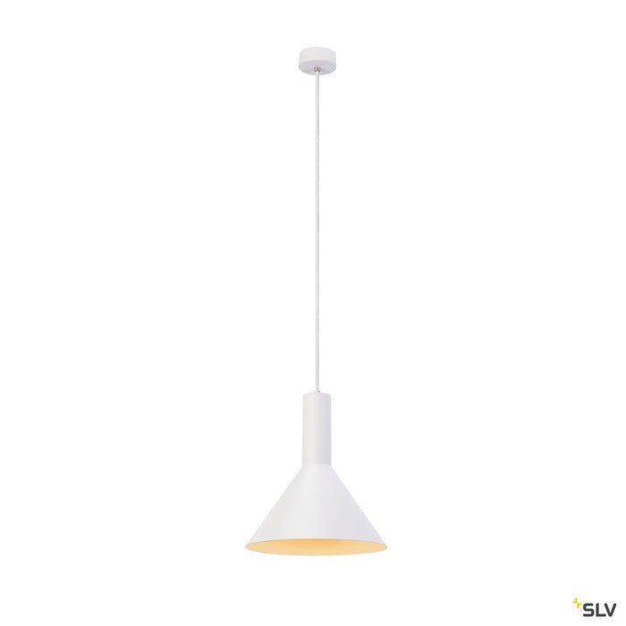 PHELIA PD, indoor pendant, E27, white, max. 23W, 27.5cm