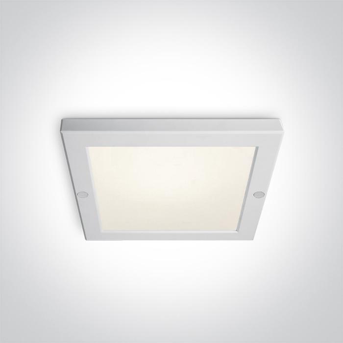 WHITE PLAFO LED 18W CW IP40 230V.