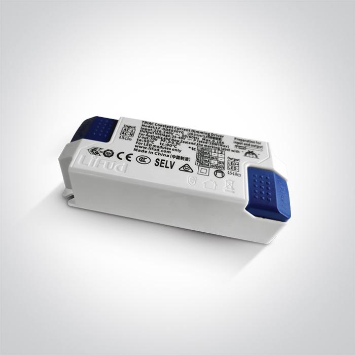 LED TRIAC DIMMABLE DRIVER 550/600/650/700mA 25-40v IP20 INPUT 230v.