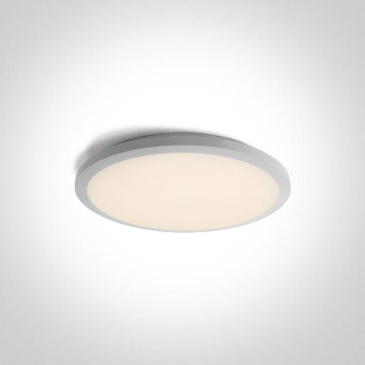 WHITE LED PLAFO 24w WW IP20 100-240V.