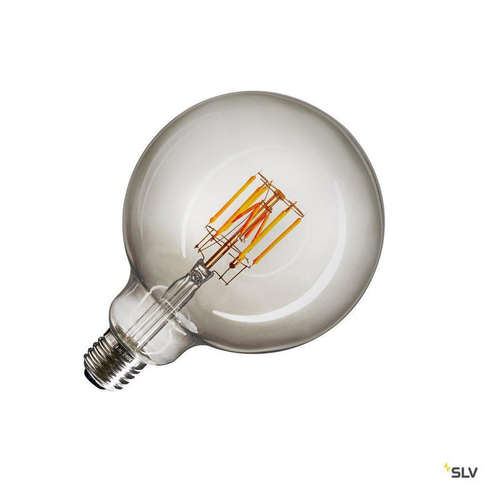 LED lamp, G125, E27, 2000-29000K, 280°, dimmable, smoked glass