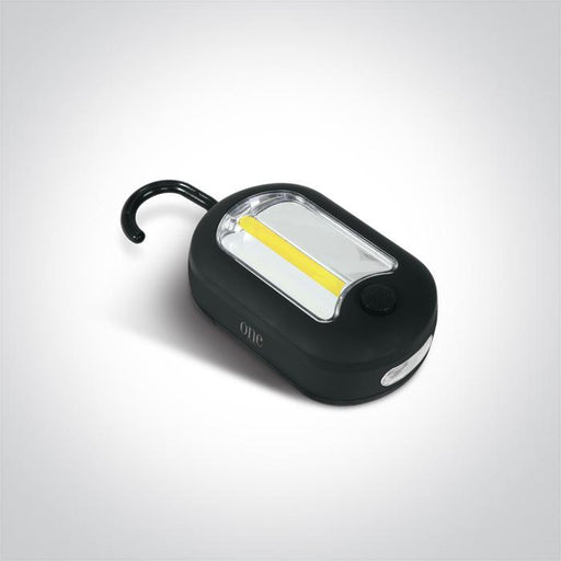 BLACK COB LED PORTABLE LAMP.