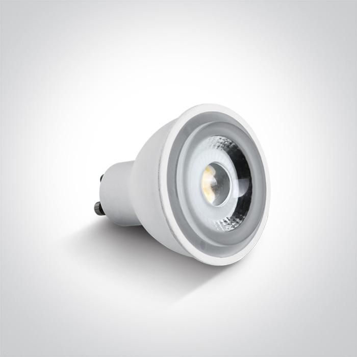 WHITE COB LED 6W EW GU10 60deg 230v.