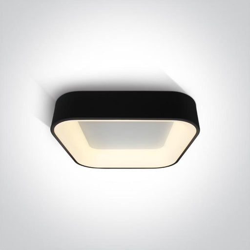 BLACK SQUARE PLAFO LED 38W WW IP20 230V.