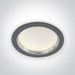GREY SMD LED 24w CW IP44 85-240v.