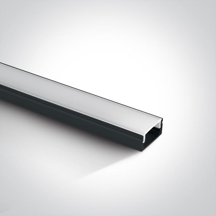 BLACK PROFILE 2m + PC opal diffuser.
