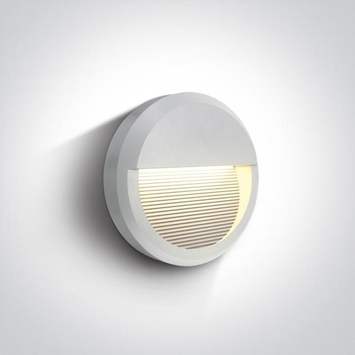 WHITE LED WALL LIGHT 8W WW DARK LIGHT IP65 230V.