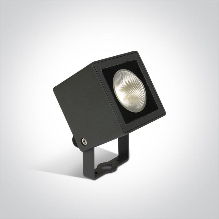 ANTHRACITE LED 7w WW IP65 47deg 100-240v.