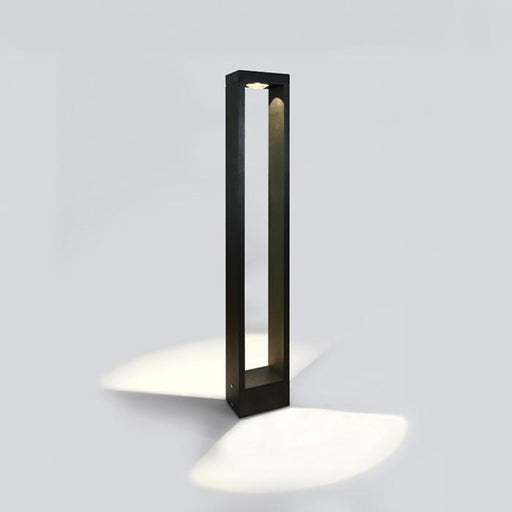 BLACK LED BOLLARD 80cm 10W WW IP65 100-240V.