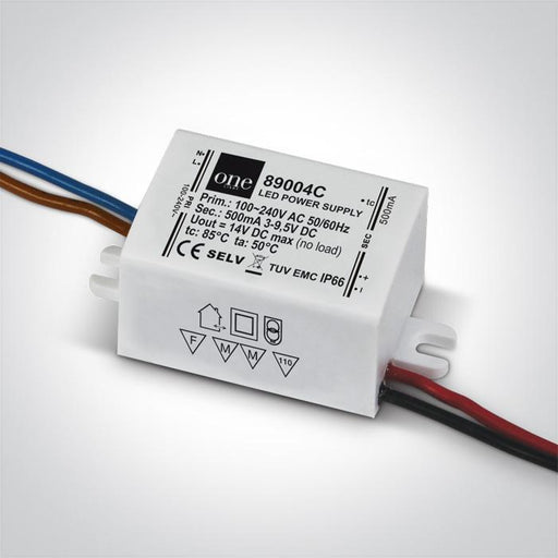 DRIVER 500mA 1,5w-4,5w LED IP66 100-240v.