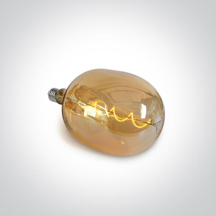DECORATIVE LED LAMP E27 4w AMBER 230v.