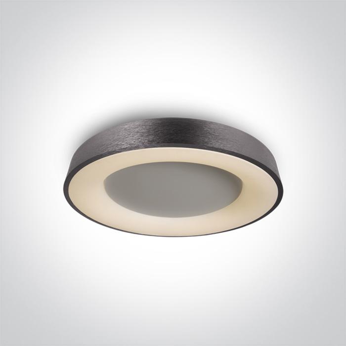 BRUSHED ANTHRACITE LED PLAFO 50W WW IP20 230V.