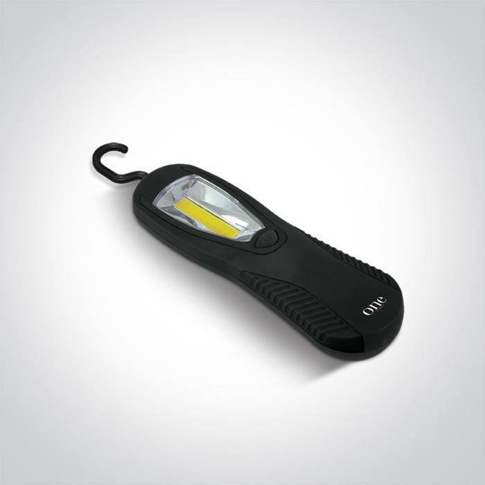 BLACK COB LED PORTABLE LAMP.