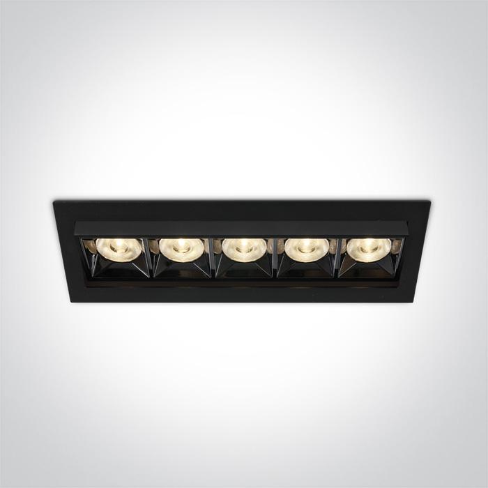 BLACK LED 20W WW 38deg IP20 230V.