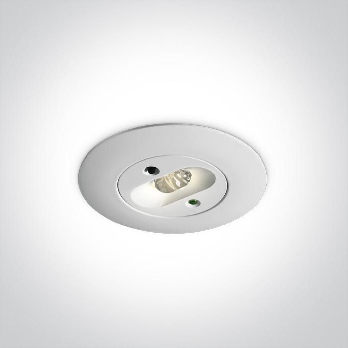 EMERGENCY RECESSED KIT 3W LED 230V 3hrs.