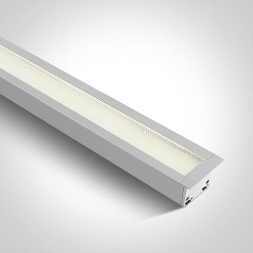 WHITE RECESSED UGR19 LED 40W CW LINEAR IP20 230V.