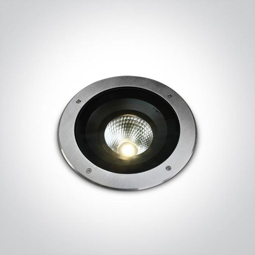 SS316 INGROUND COB LED 30W WW 20deg IP67 230V DIMMABLE ADJUSTABLE.