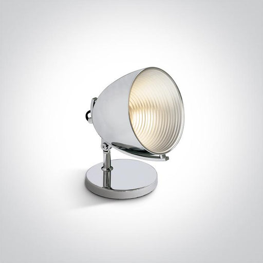 CHROME TABLE LAMP E27 20W.