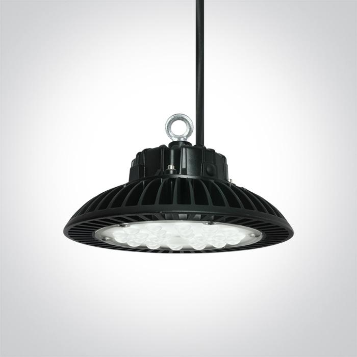 BLACK LED SMD 100W UFO CW IP65 230V.