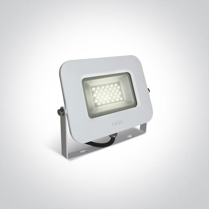 WHITE LED 30W CW IP65 AC 230V.