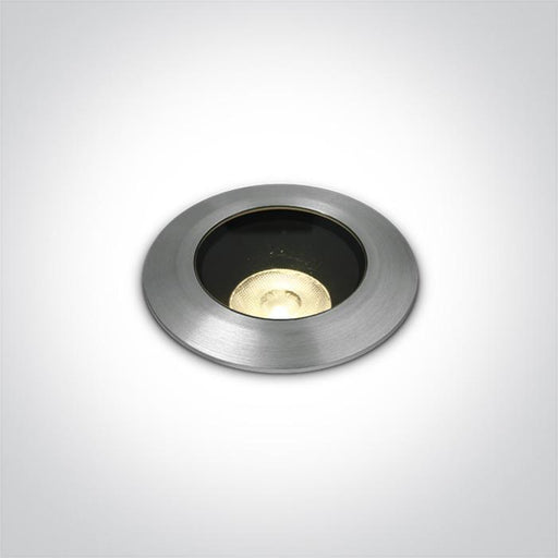 ALUMINIUM IP67 INGROUND COB LED 7W WW 38deg 24V DC DIMMABLE DARK LIGHT.