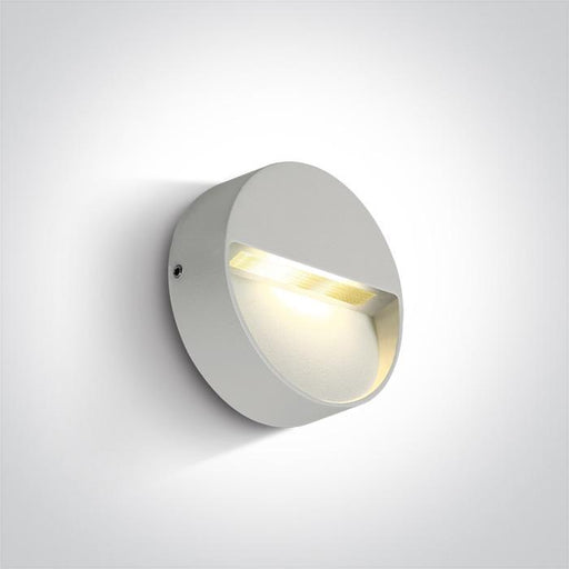 WHITE LED WALL LIGHT 3W WW IP54 100-240v.