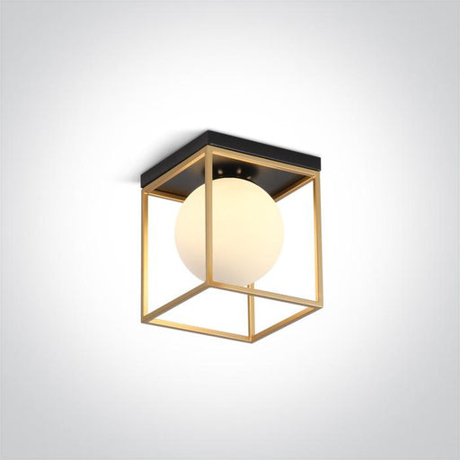 BRASS CEILING LIGHT 8w E14 100-240v.