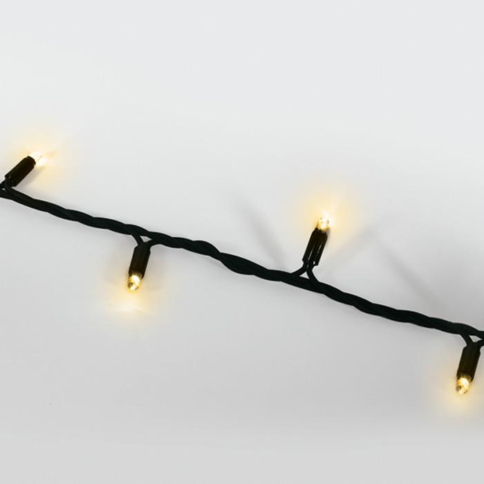 FLASHING LED STRING LIGHT 100LED 7W 10m 2700K IP54 230V.