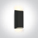 ANTHRACITE LED WALL LIGHT 8W WW IP65 230V.